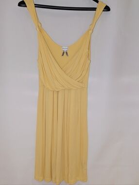Dynamite Yellow Flowy Sundress